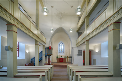 Innenraum Laurentiuskirche (Foto: Fabian Klusmeyer)
