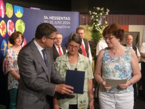 Verleihung ZELTER-Plakette Hessentag in Bensheim 08.06.2014 (1)